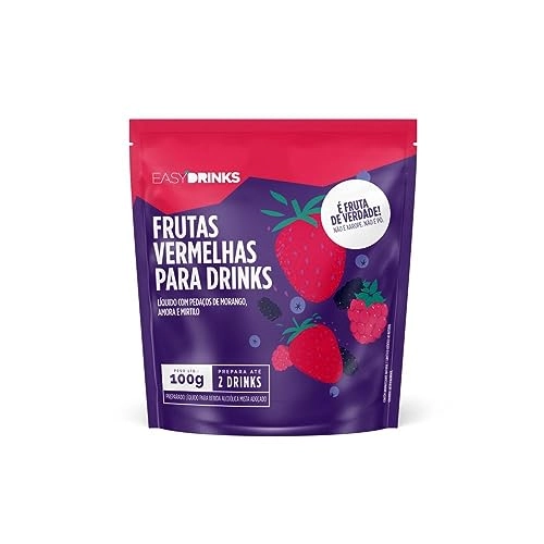 Preparado Líquido Frutas Vermelhas Easy Drinks Pacote 100g