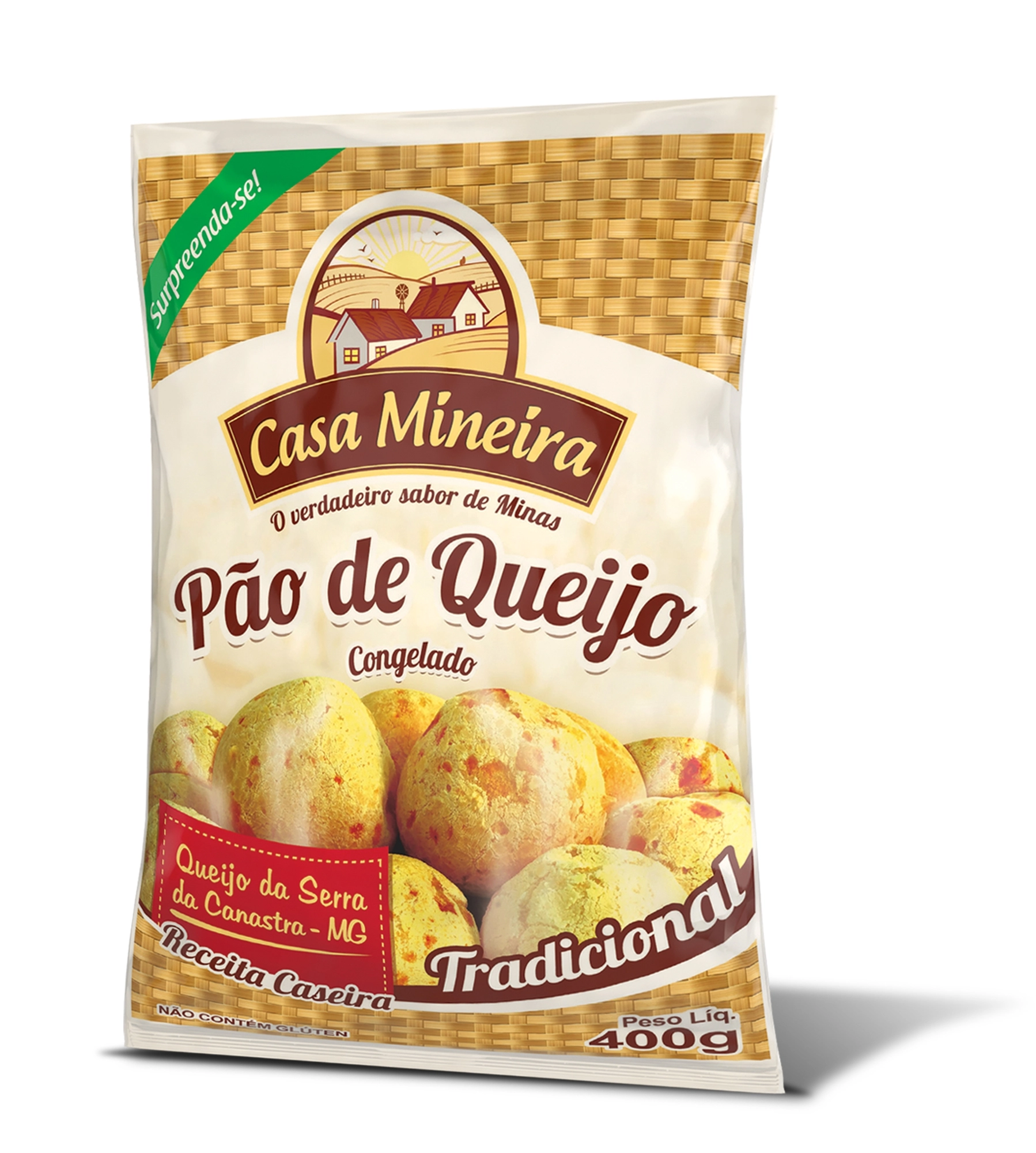 Pao Queijo Casa Mineira Trad 400g