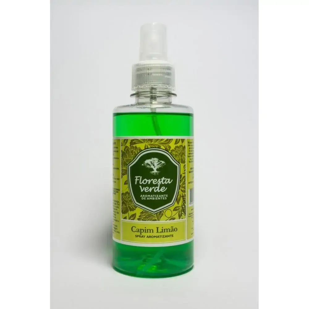 Spray Aromatizador De Ambientes Capim Limao 250ml Floresta Verde