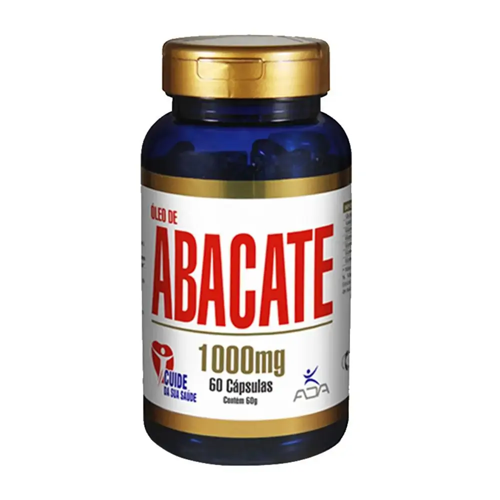 Oleo De Abacate 1000mg 60 Cps Ada Nutraceuticos