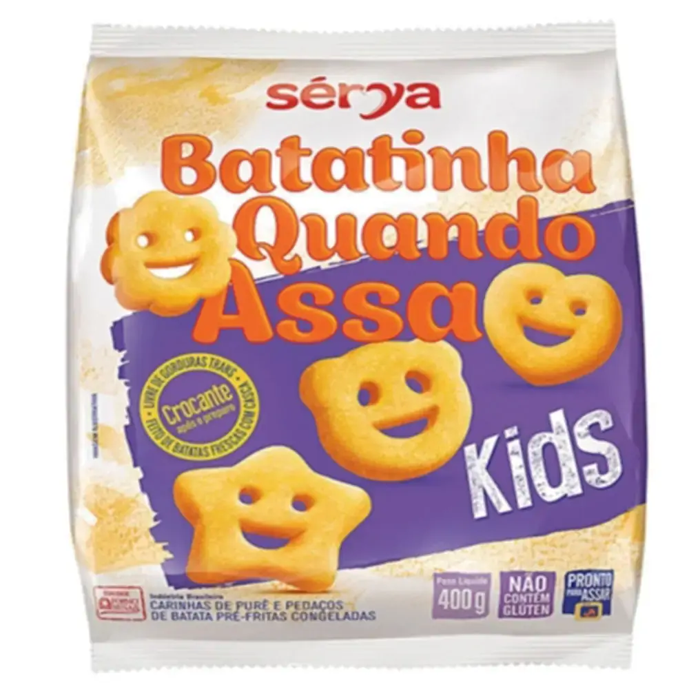 Batata Pré Frita Congelada Sérya Batatinha Quando Assa Pacote 400g