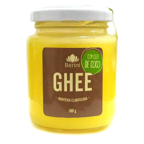 Manteiga Ghee Com Oleo De Coco 180g Benni