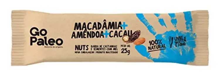Barra Macadamia/amendoas/castanha/cacau 25g Super Saude