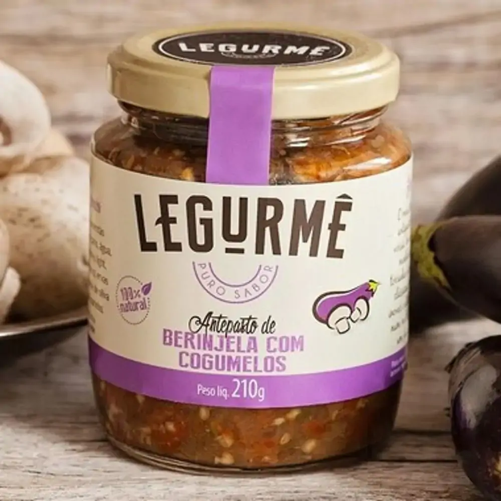 Berinjela Com Cogumelos 210g