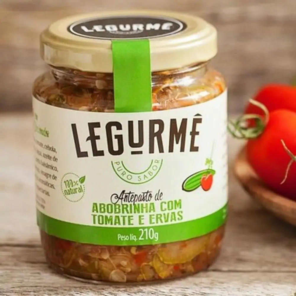 Legumes Abobrinha C/tomate 210gr 1715 Mammy