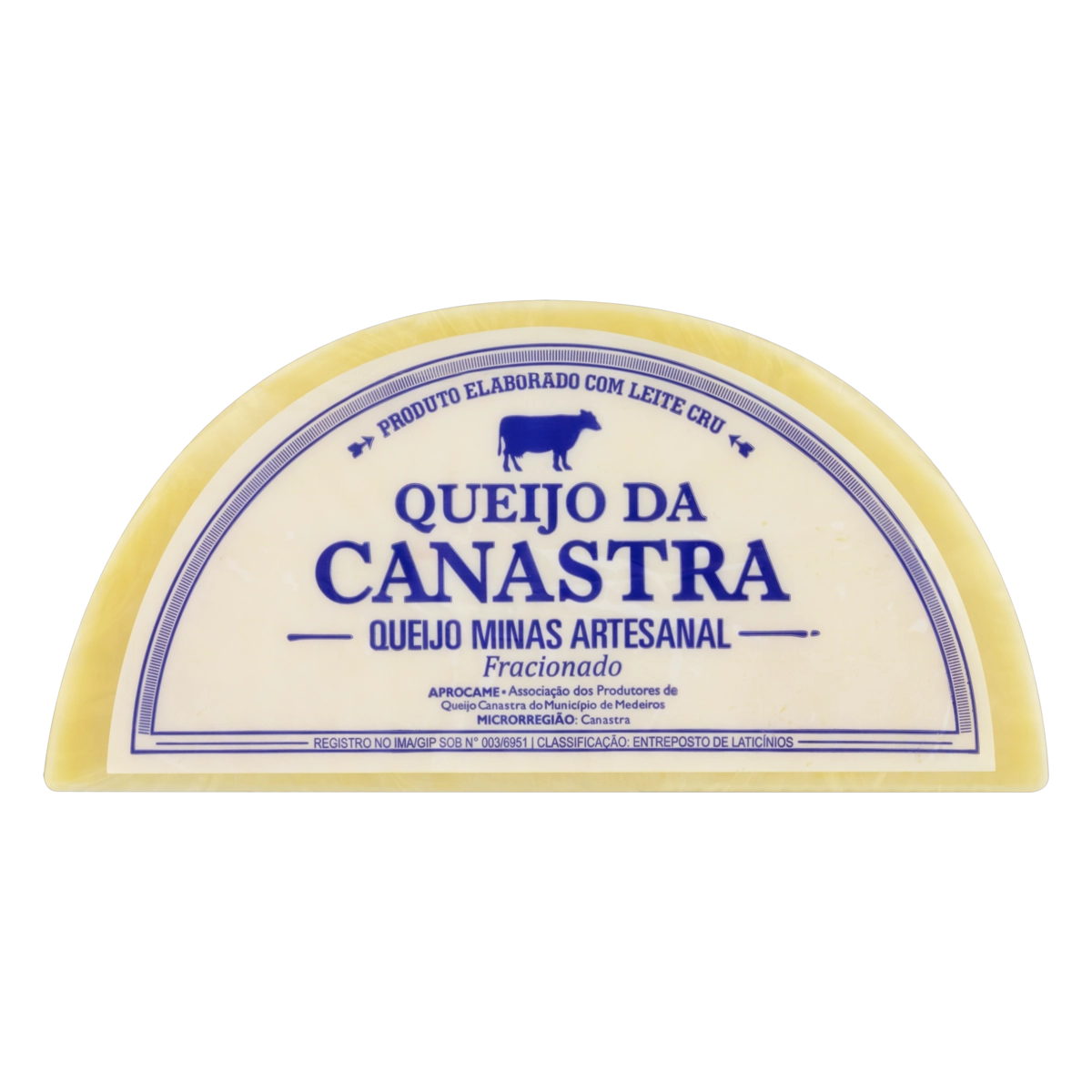 Queijo Minas Canastra Fracionado Aprocame