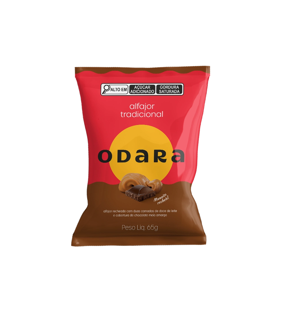 Alfajor Meio Amargo 65g Dp Com 12un