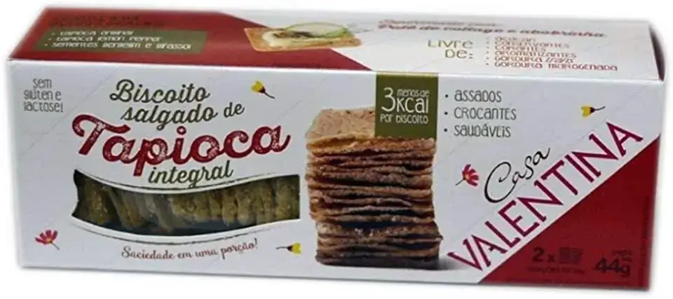 Bisc. Salgado Tapioca Integral 44g Alimentos