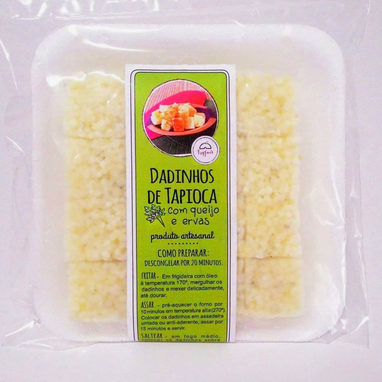 Dadinho Tapioca Tupyoca Ervas 280g