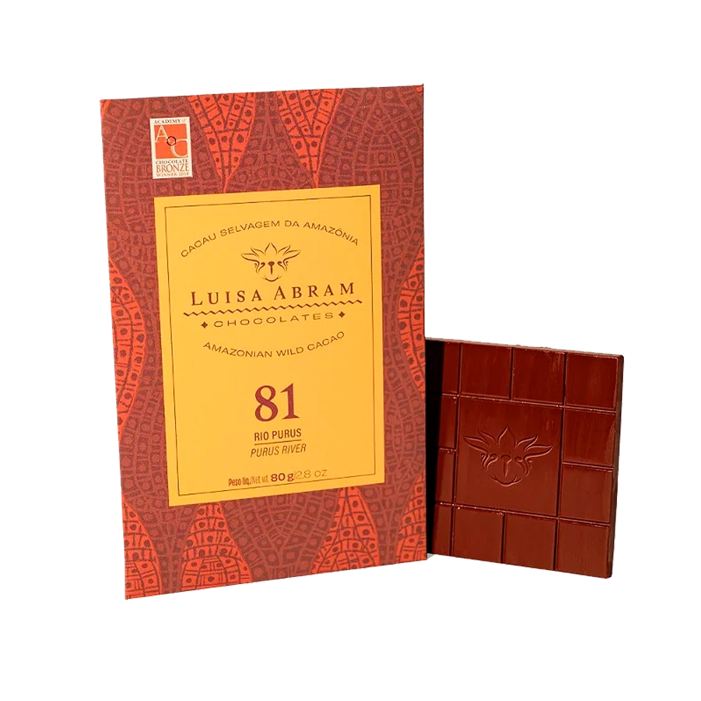 Barra de Chocolate Luisa Abram Rio Purus 81% Cacau