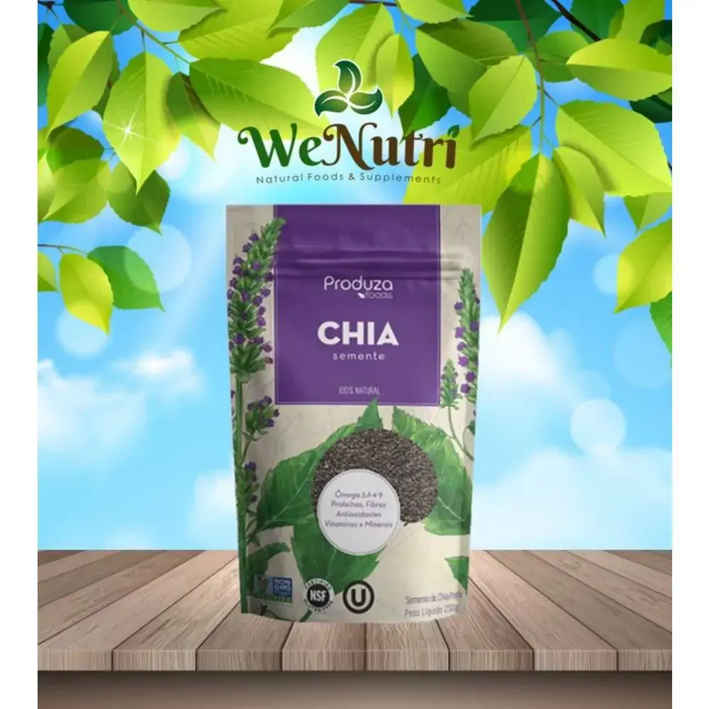 Semente De Chia Preta Produza Foods Pouch 250g