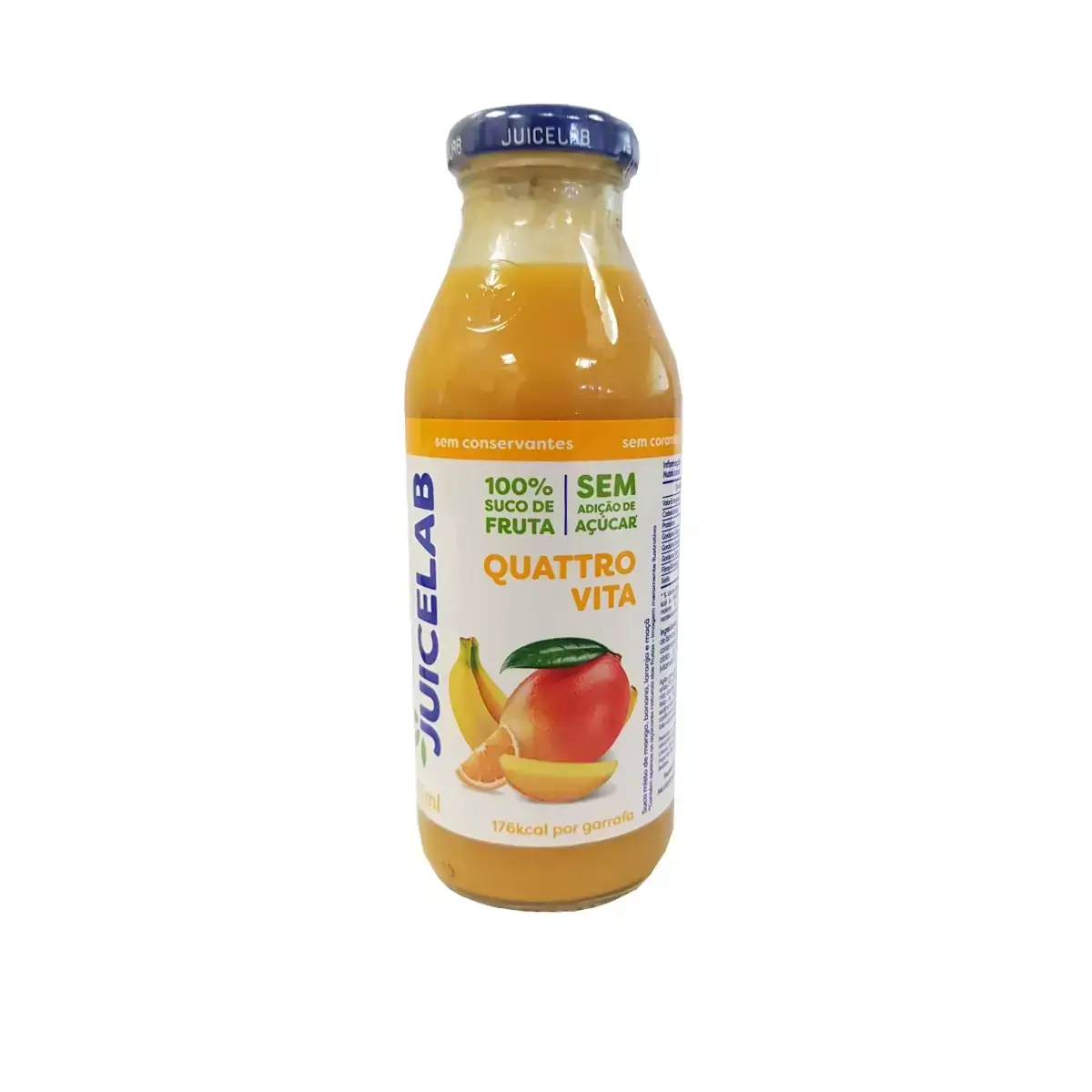 Suco Quatro Vita JUICE LAB 341ml