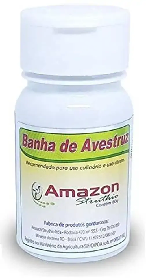 Banha Natural Empote De Avestruz 60g Amazon