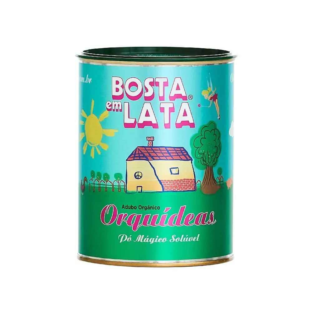 Fertilizante Org Sol 400g Orquideas Lata