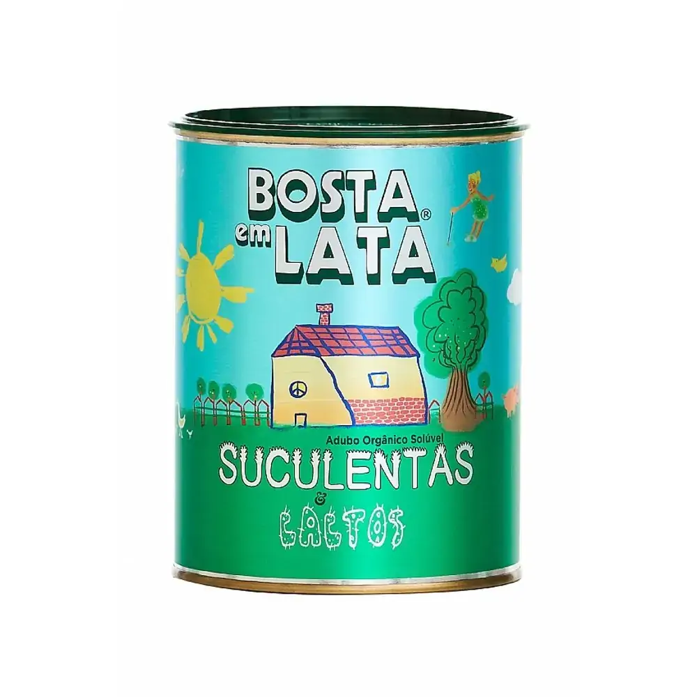Fertilizante Org Sol 400g Suculentas Lata