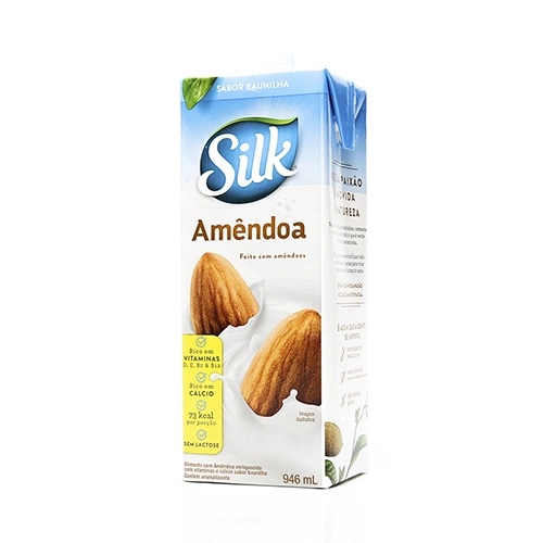 Leite De Amendoas Baunilha 946ml Silk Silk