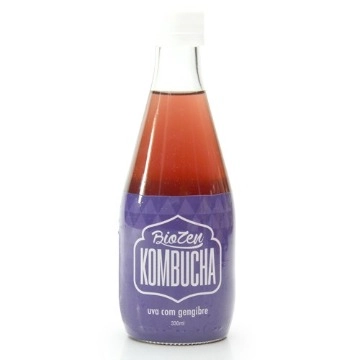 Kombucha De Uva Com Gengibre 330ml Biozen