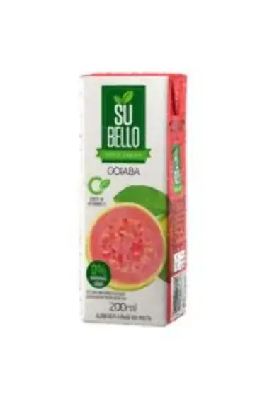 Bebida Adoçada Goiaba Subello Caixa 200ml