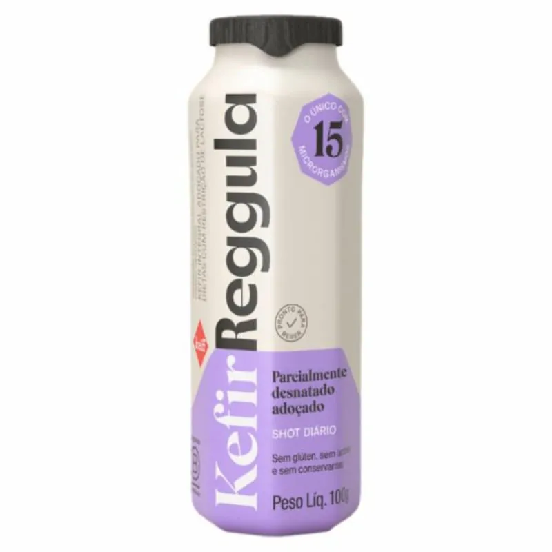 Iogurte Parcialmente Desnatado sem Açúcar Kefir Keiff Frasco 100g
