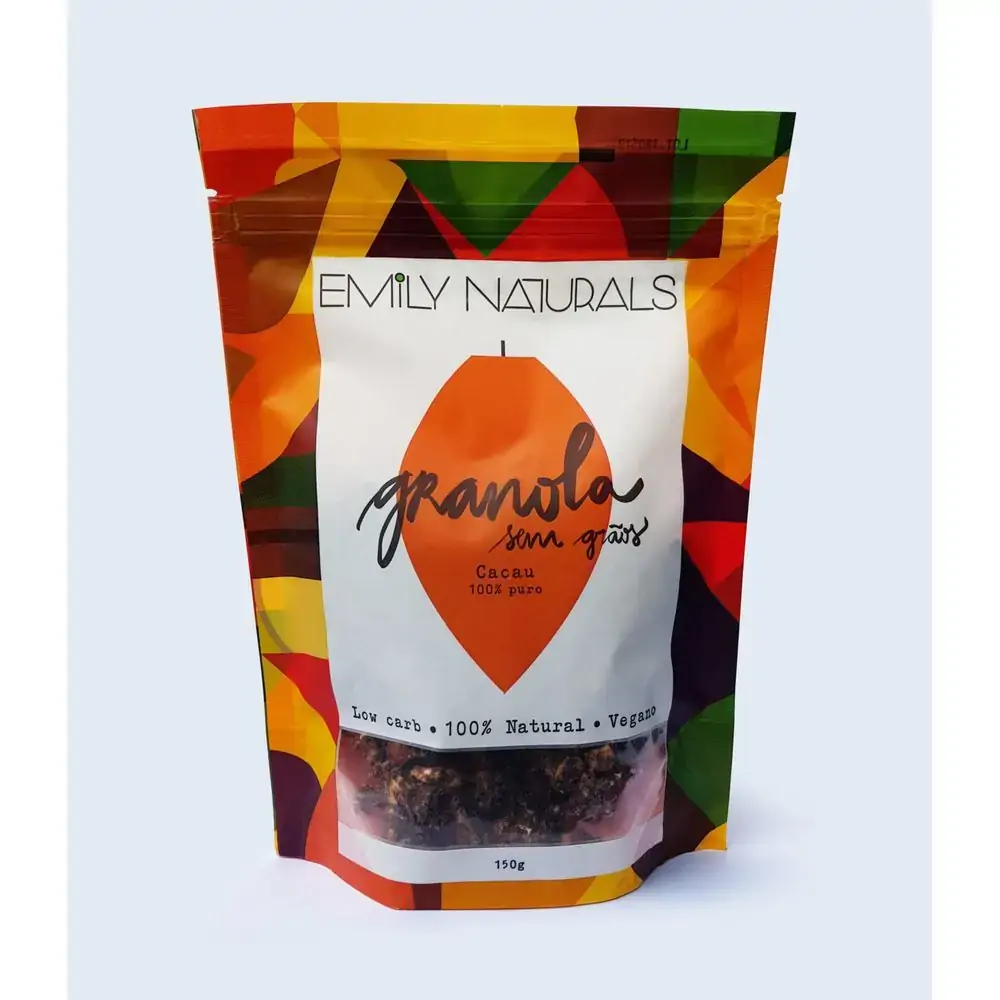 Granola Sem Graos Cacau Puro Emily Naturals 150g
