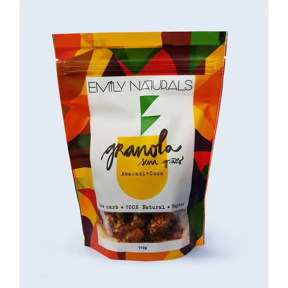 Granola Sem Graos Abacaxi/coco Emily Naturals 150g