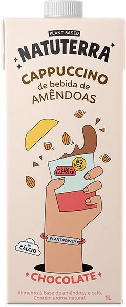 Cafe C/leite De Amendoa Choc Natuterra 1l