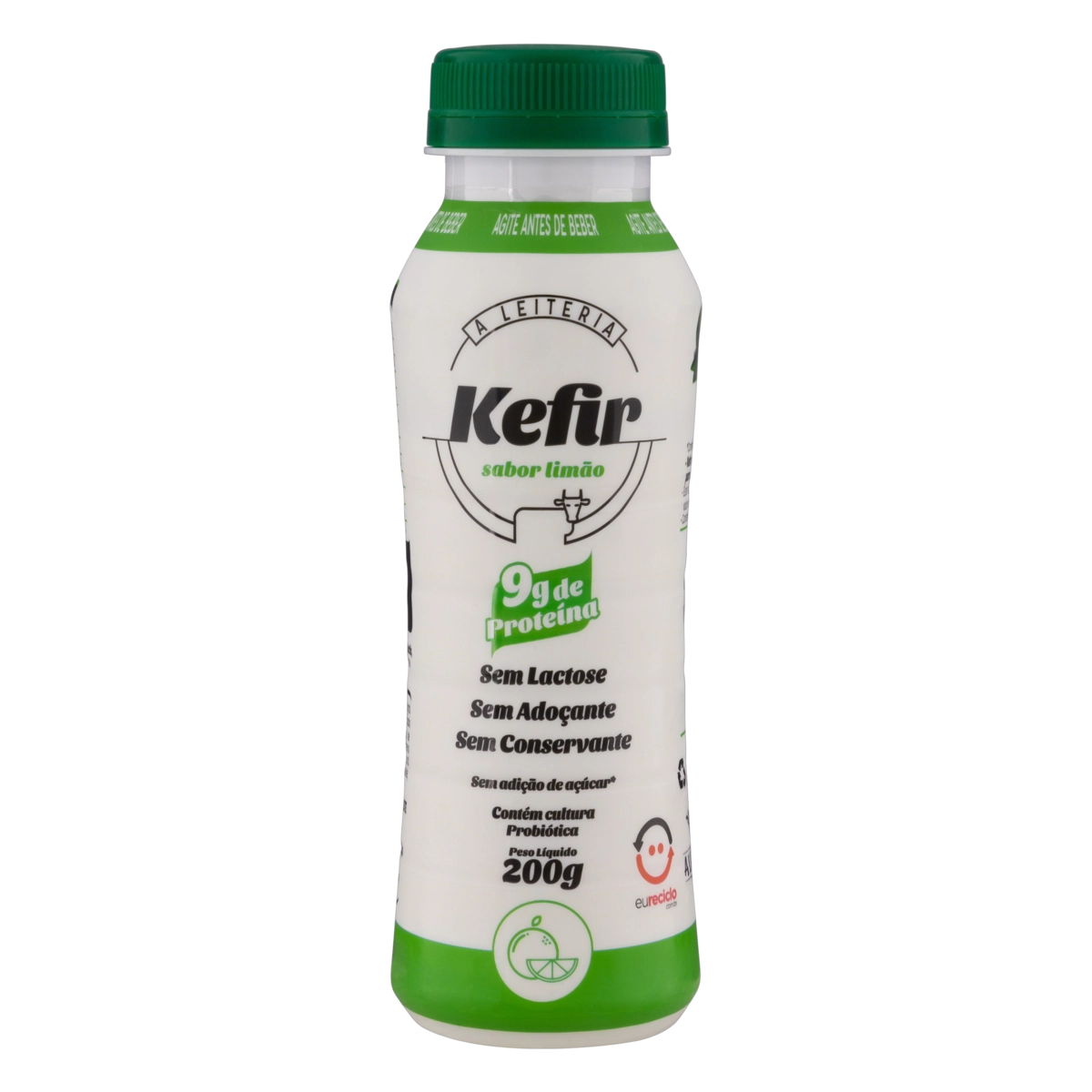 Kefir Parcialmente Desnatado Limão A Leiteria Frasco 200g