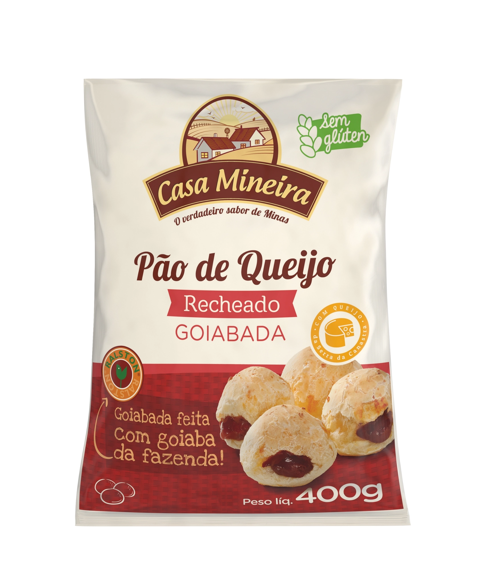 Pao De Queijo C Goiabada Casa Mineira 400g