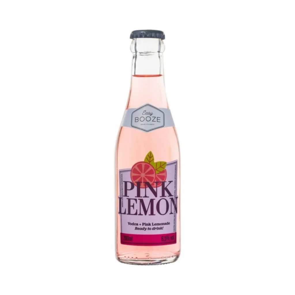 Vodka Pink Lemonade EASY BOOZE Garrafa 200ml