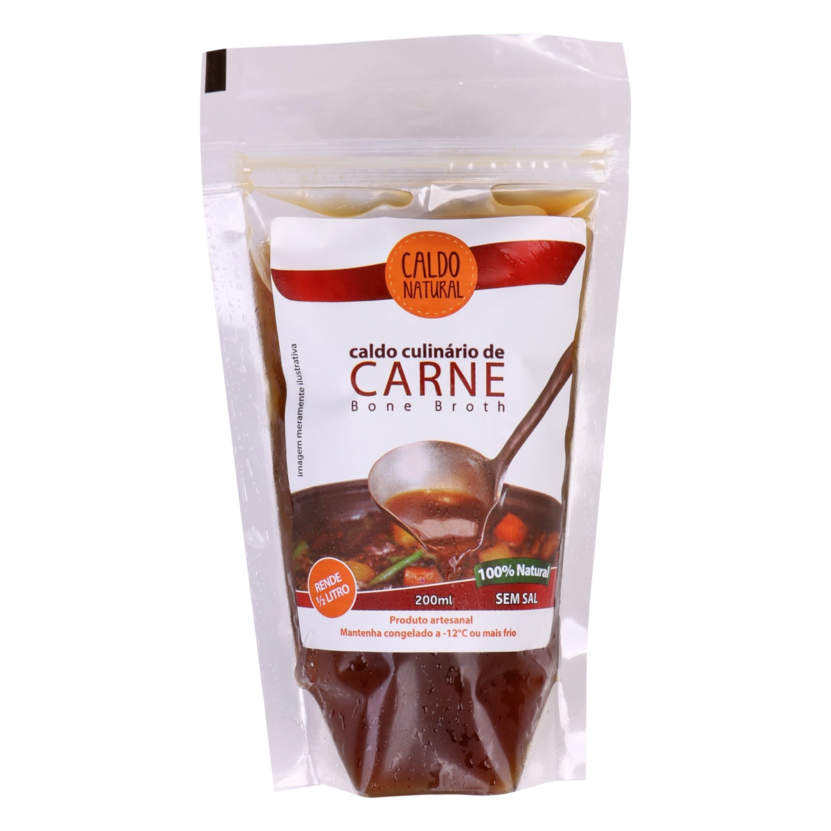 Caldo Culinário de Carne Caldo Natural 200ml