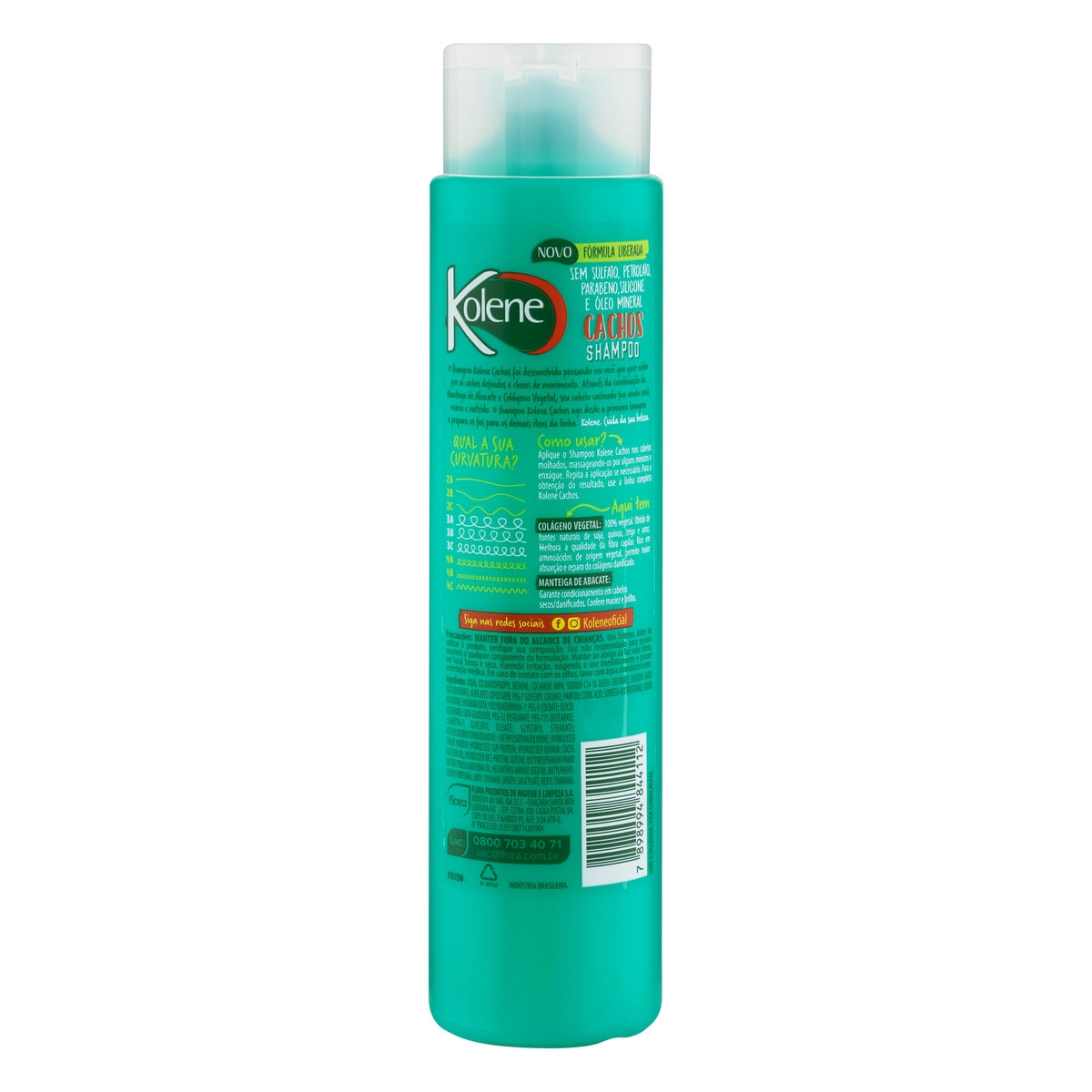 Shampoo Kolene Cachos Frasco 300ml