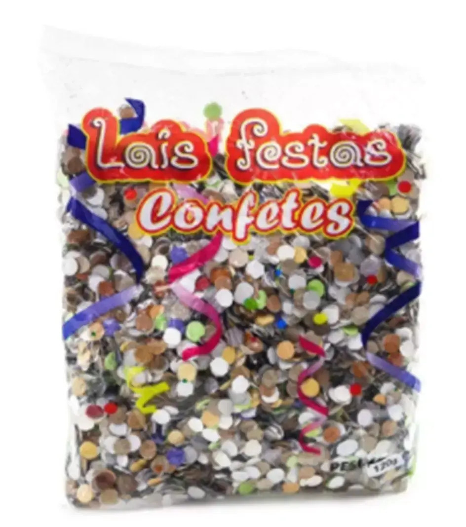 Saco de Confete de Papel- Confete para Festas e Comemorações