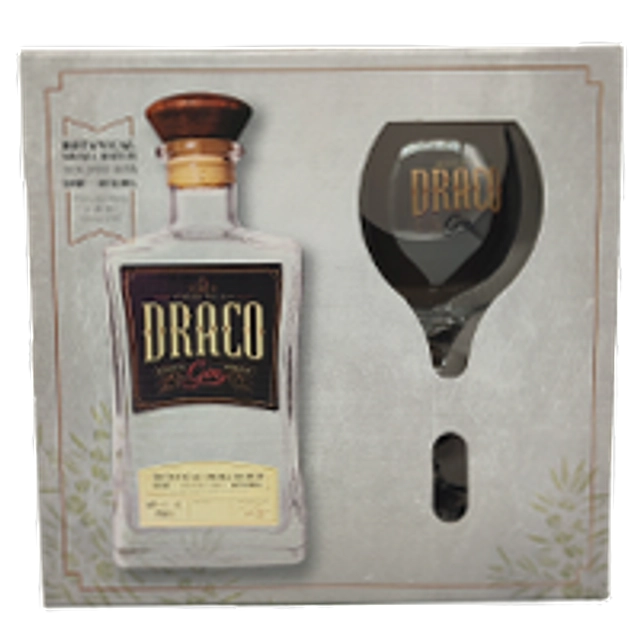 Gin Draco Kit 1 Garrafa 750ml + 1 Taça 600ml