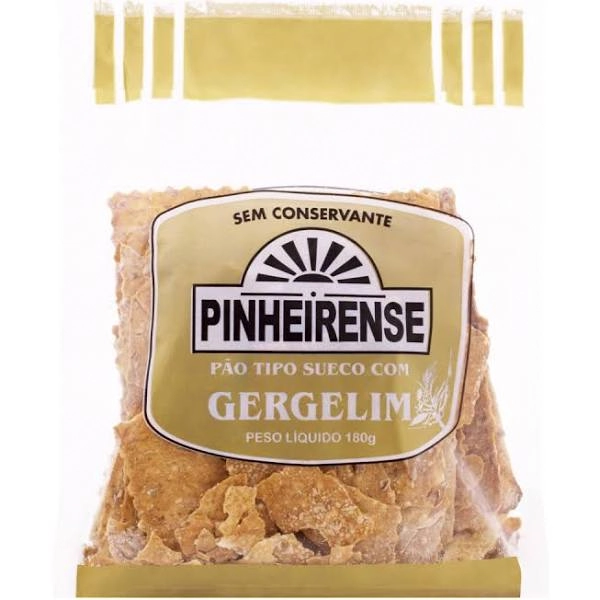 Pao Sueco Gergelim Novo Pinheiro 180g