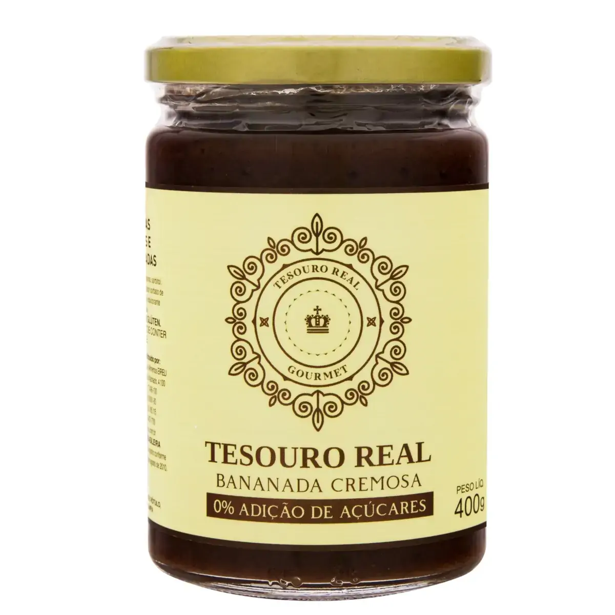 Bananada Cremosa Tesouro Real Vidro 400g