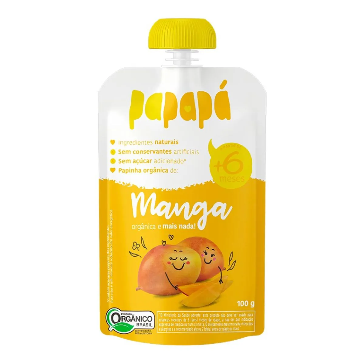 Papinha Orgânica Sabor Manga Papapa 100g