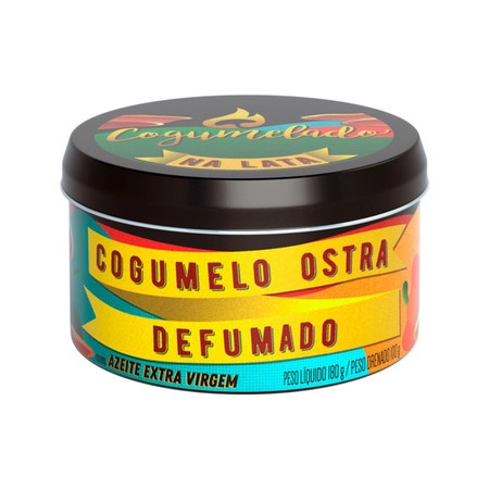 Cogumelo Ostra Defumado Cogumelado Lata 180g