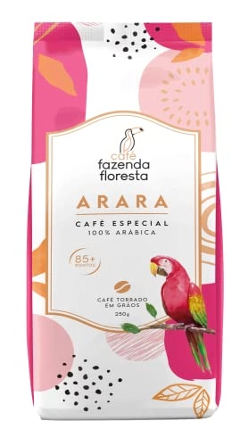 Café Fazenda Floresta Arara Torrado Em Grãos 250g