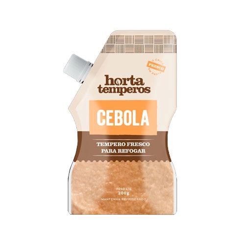 Tempero Fresco Em Pasta Para Refogados Cebola Horta Temperos Squeeze 200g