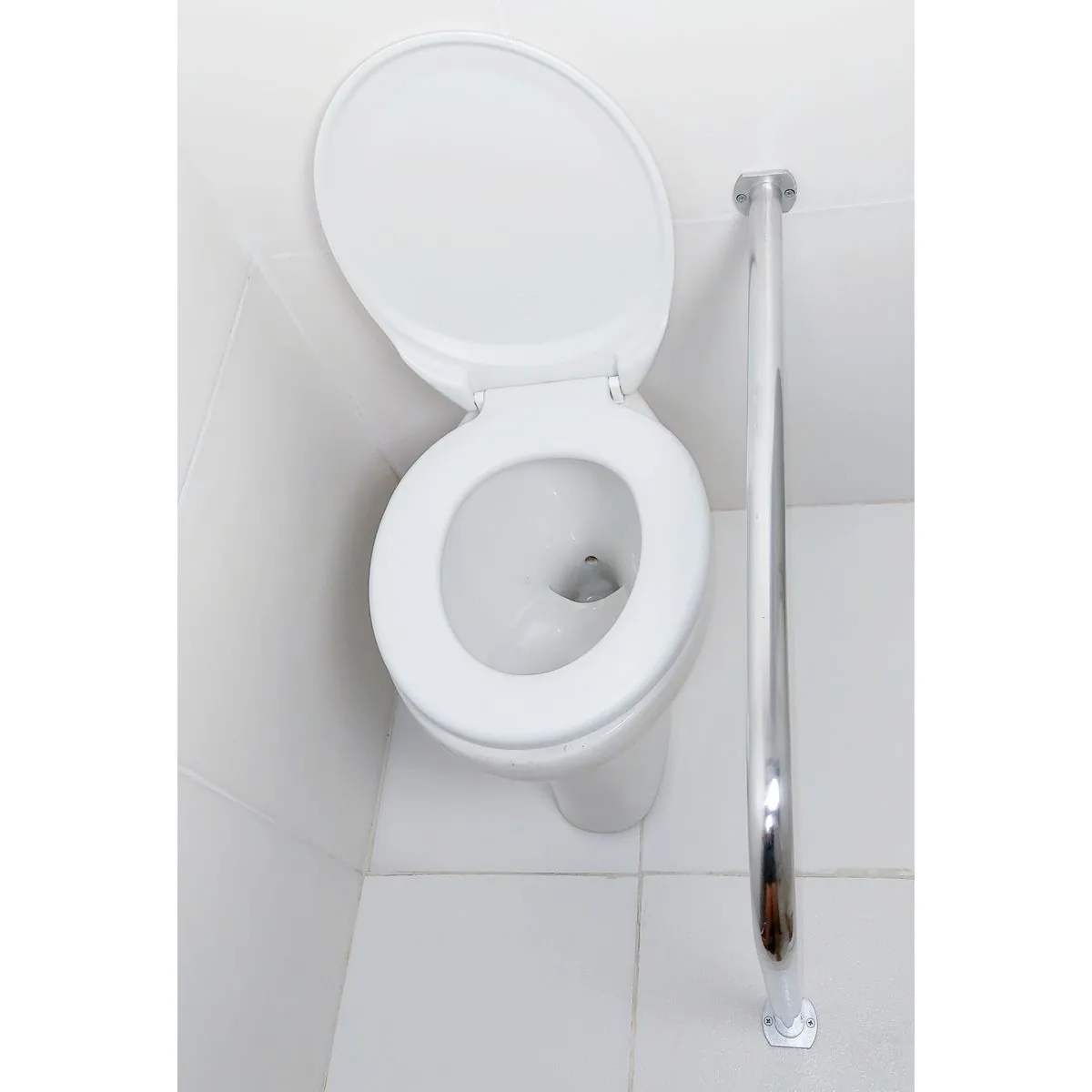 Barra De Apoio Para Vaso Sanitário 60x70 Corrimão L Em Alumínio