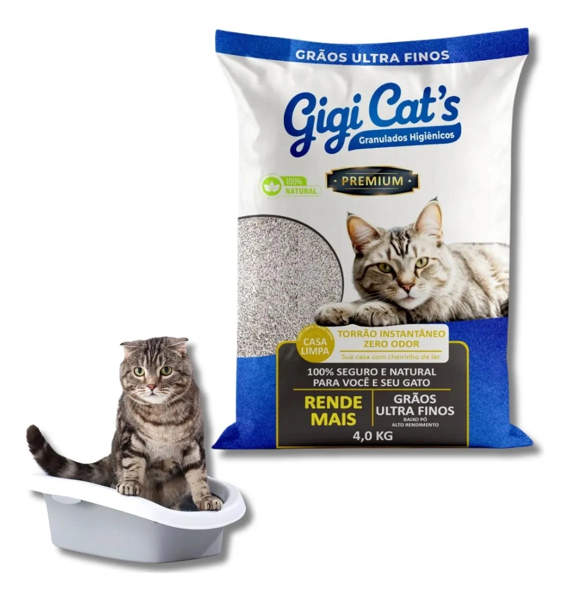 Gigi Cats Granuladokg Graos Finos
