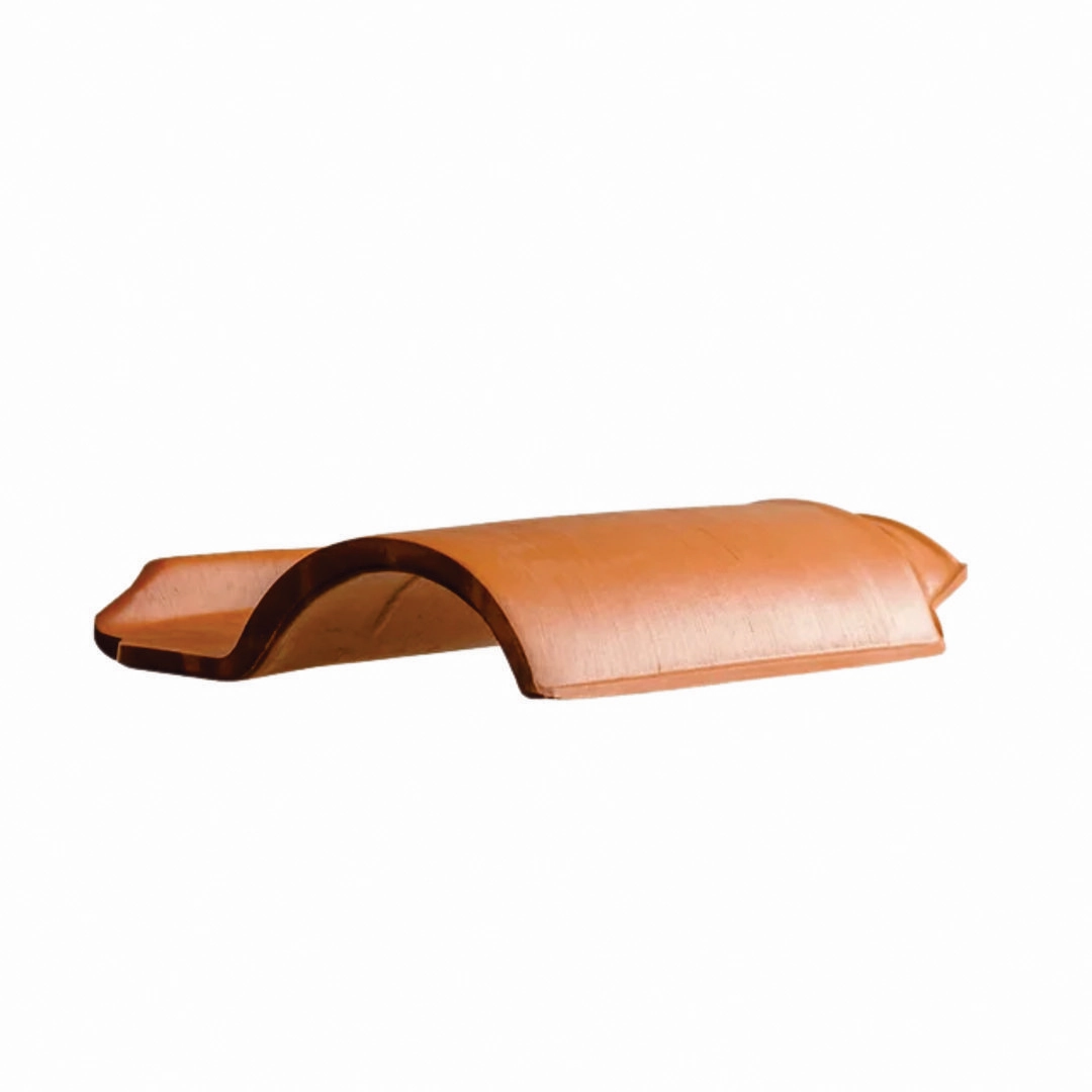 Telha Cerâmica Americana Resinada 23,8x43,5cm Vermelha Cerâmica Brasileira