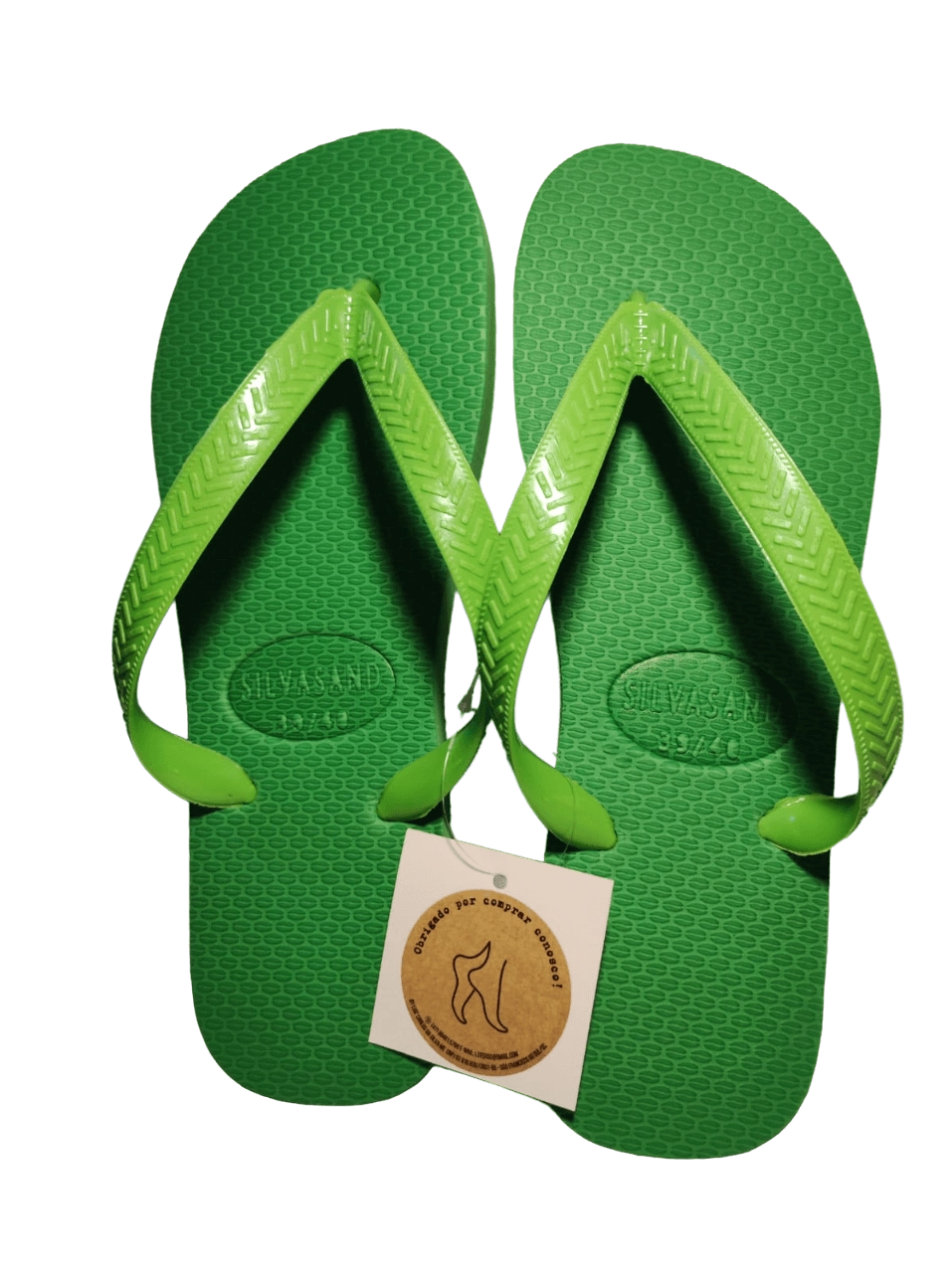 Chinelo De Borracha Silvasand Tradicional Unissex 37/38