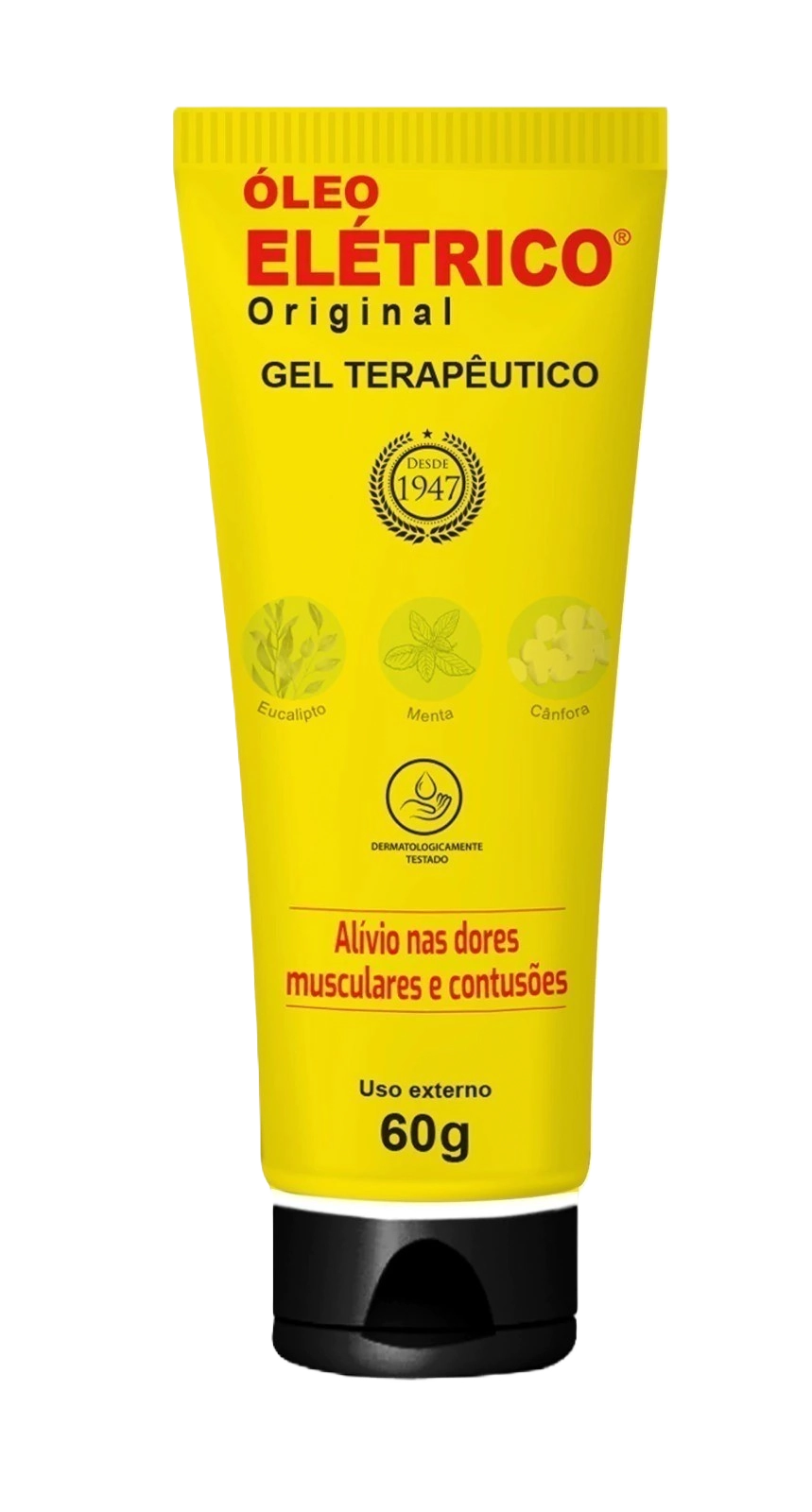 Gel Massagem Oleo Eletrico 60g Original