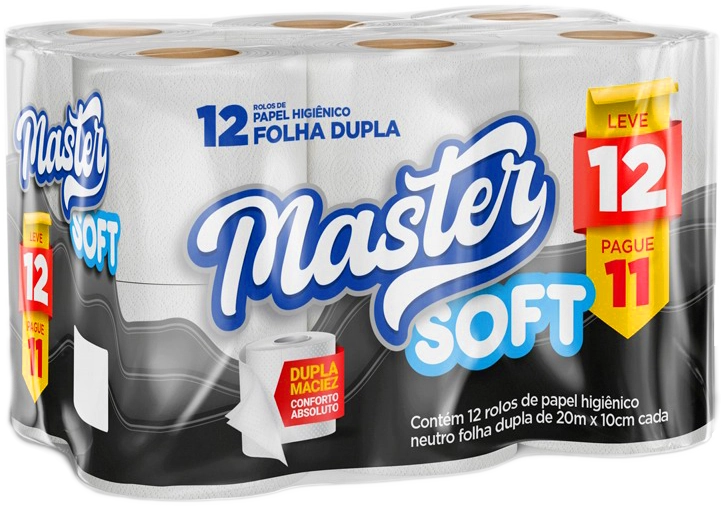 Papel Hig Master Soft Folha Dupla 20m Lv12pg11