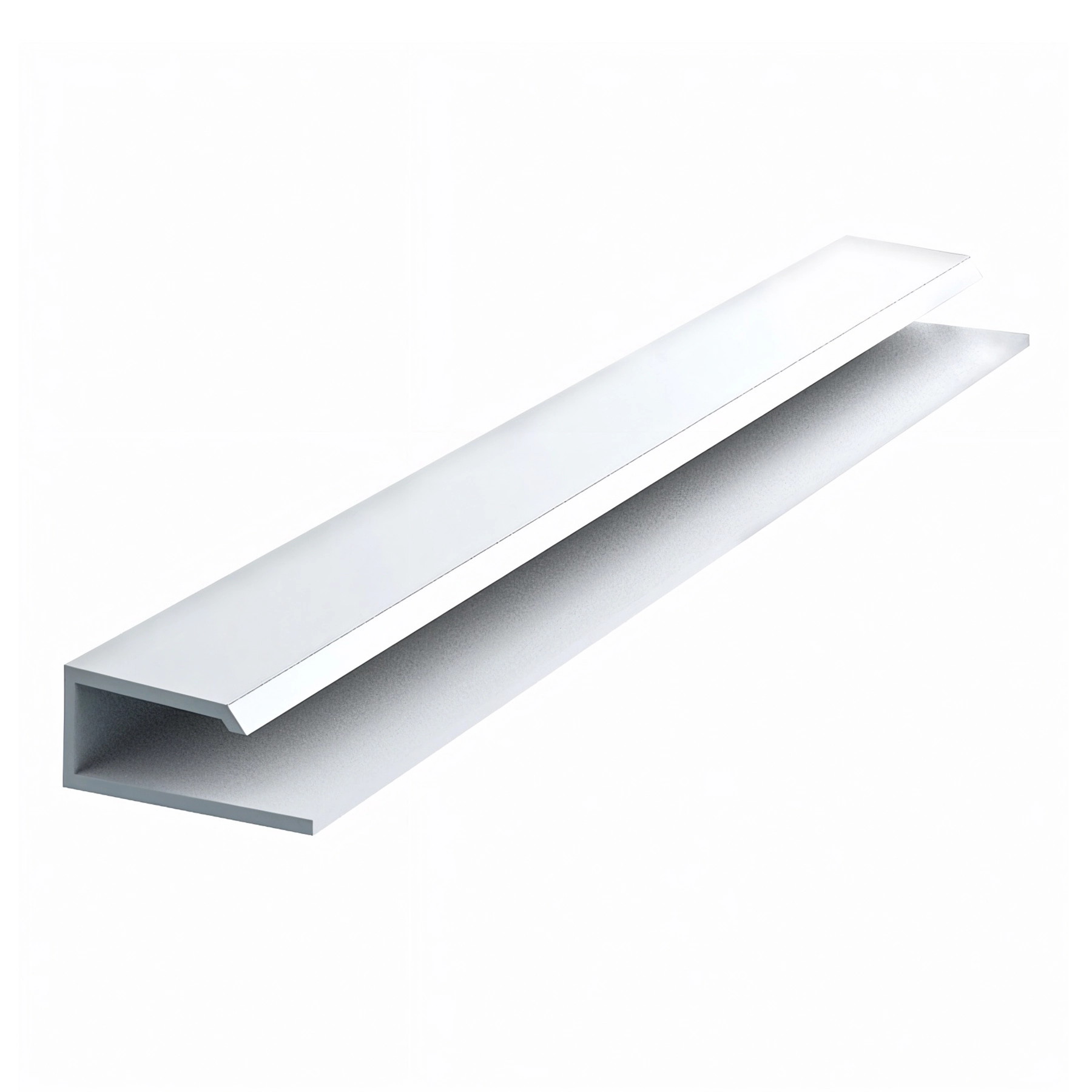 Acabamento Tipo U em PVC Branco 20x0,07cm WPVC