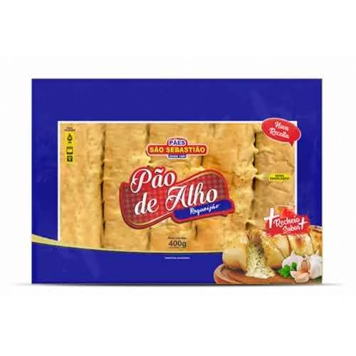 Pao De Alho 400gr Sao Sebastiao C/requeijao