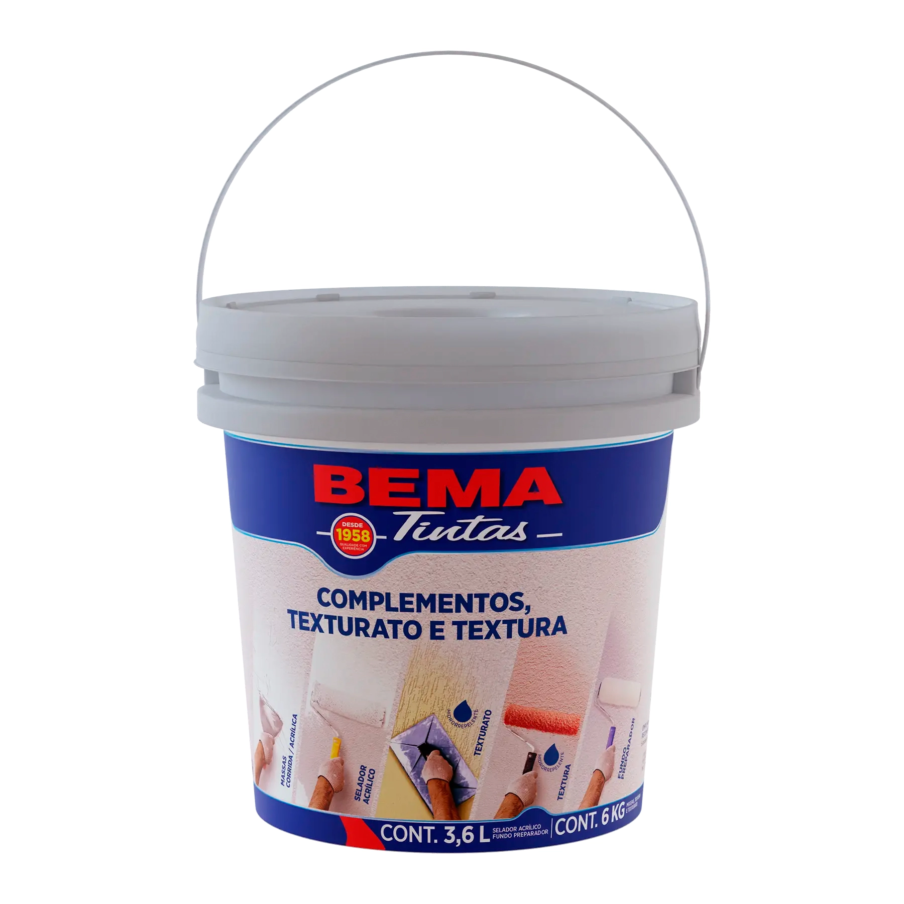 Massa Acrílica 6 Kilos Bema