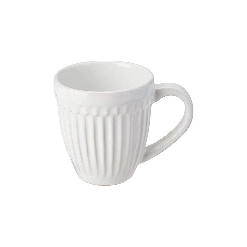 Jogo de Canecas Porto Brasil Roma Branco 320 ml - 4 peças