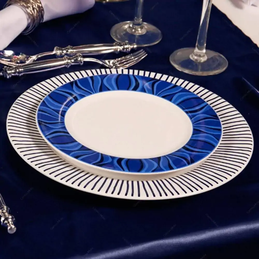 Prato Raso Porto Brasil Flat Geometric